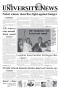 Newspaper: The University News (Irving, Tex.), Vol. 34, No. 5, Ed. 1 Wednesday, …