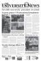Newspaper: The University News (Irving, Tex.), Vol. 34, No. 7, Ed. 1 Wednesday, …