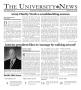 Primary view of The University News (Irving, Tex.), Vol. 35, No. 6, Ed. 1 Tuesday, October 13, 2009