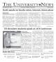 Newspaper: The University News (Irving, Tex.), Vol. 35, No. 22, Ed. 1 Tuesday, A…