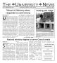 Thumbnail image of item number 1 in: 'The University News (Irving, Tex.), Vol. 36, No. 17, Ed. 1 Tuesday, March 22, 2011'.
