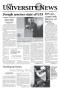 Primary view of The University News (Irving, Tex.), Vol. 33, No. 4, Ed. 1 Wednesday, September 24, 2003