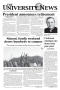 Primary view of The University News (Irving, Tex.), Vol. 33, No. 7, Ed. 1 Wednesday, October 22, 2003