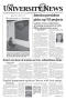 Newspaper: The University News (Irving, Tex.), Vol. 33, No. 13, Ed. 1 Wednesday,…