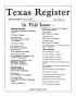 Journal/Magazine/Newsletter: Texas Register, Volume 15, Number 19, Pages 1259-1326, March 9, 1990