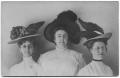 Primary view of [Postcard of Three Women in Hats]