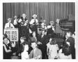 Primary view of [Photograph of Moon Mullican's Band Performing]
