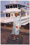 Photograph: [Dorothy Ingram in Front of Yacht]