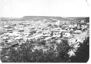 Primary view of object titled '[An Aerial View of Mineral Wells]'.