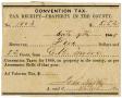 Legal Document: [Convention tax, 1868]