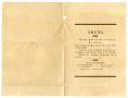 Thumbnail image of item number 1 in: '[Funeral Program for Roy Griffin, April 11, 1904]'.