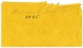 Primary view of [Envelope, 1825]