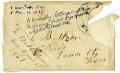 Text: [Envelope from Liza Moore to Charles B. Moore, March 1861]