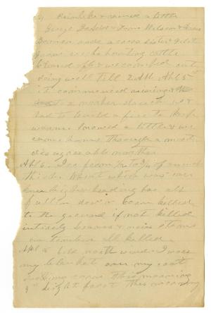 Primary view of object titled '[Journal entries, April 1857]'.
