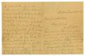 Letter: [Letter from Carter J. Dalton to Linnet Moore, October 8, 1901]