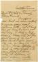 Letter: [Letter from William J. McKinley to Claude D. White and Family, Novem…