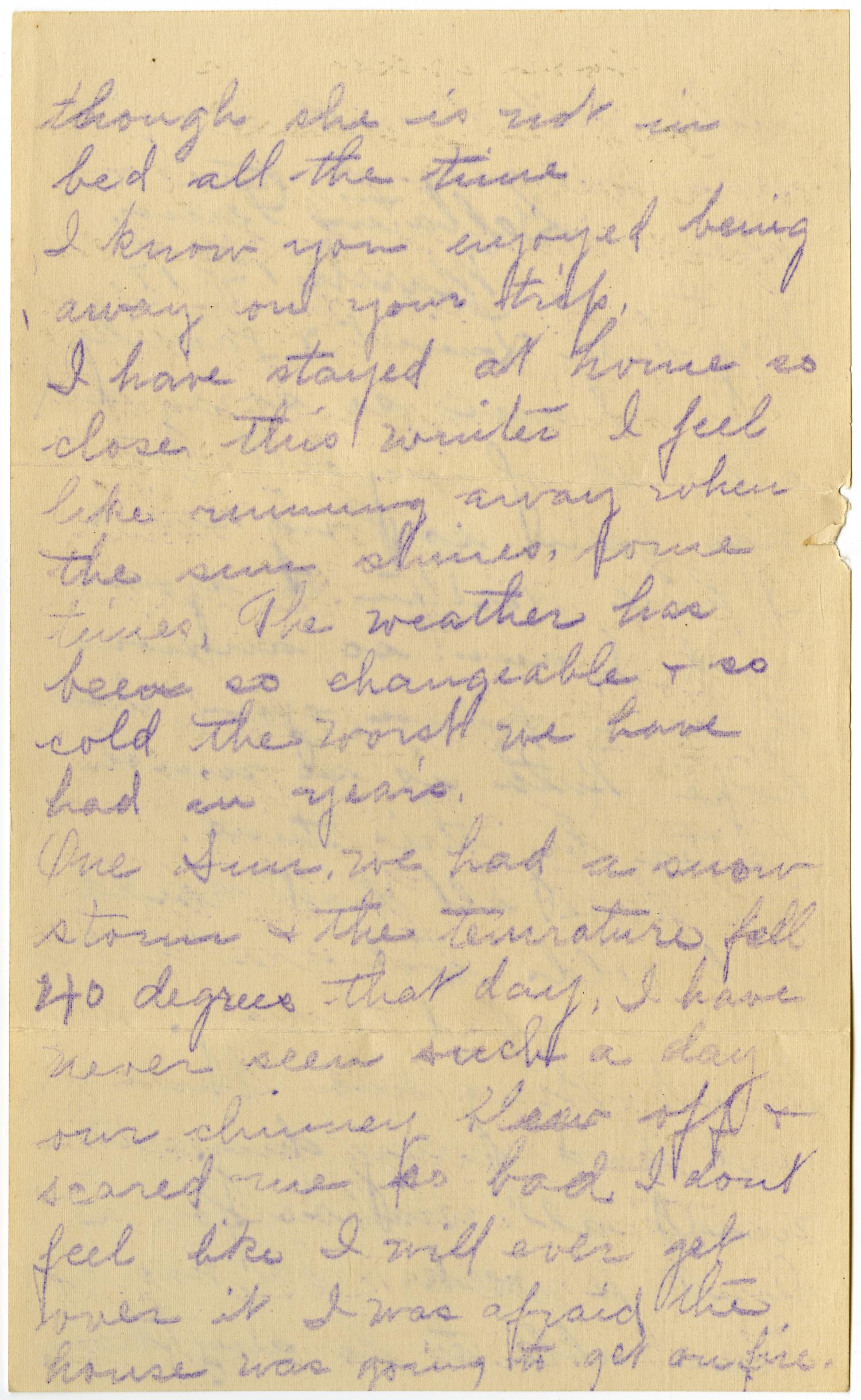 [Letter from Birdie McKinley to Linnet White and Family, March 13, 1917]
                                                
                                                    [Sequence #]: 2 of 10
                                                