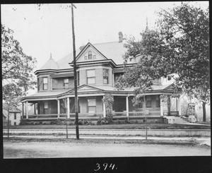 Primary view of object titled '[Thomas Lewis Latane Temple Home - from North]'.
