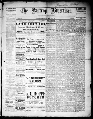 Primary view of object titled 'The Bastrop Advertiser (Bastrop, Tex.), Vol. 32, No. 17, Ed. 1 Saturday, June 8, 1889'.