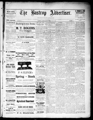 Primary view of object titled 'The Bastrop Advertiser (Bastrop, Tex.), Vol. 34, No. 15, Ed. 1 Saturday, May 16, 1891'.