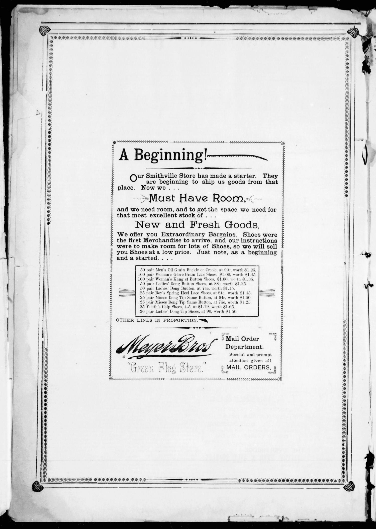The Bastrop Advertiser (Bastrop, Tex.), Vol. 48, No. 4, Ed. 1 Saturday, January 27, 1900
                                                
                                                    [Sequence #]: 2 of 8
                                                