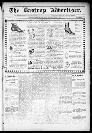 Primary view of object titled 'The Bastrop Advertiser (Bastrop, Tex.), Vol. 48, No. 13, Ed. 1 Saturday, April 6, 1901'.