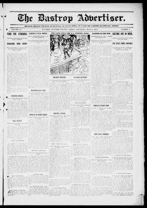 Primary view of object titled 'The Bastrop Advertiser (Bastrop, Tex.), Vol. 56, No. 4, Ed. 1 Saturday, May 2, 1908'.
