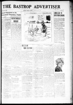 Primary view of object titled 'The Bastrop Advertiser (Bastrop, Tex.), Vol. 75, No. 49, Ed. 1 Thursday, May 2, 1929'.