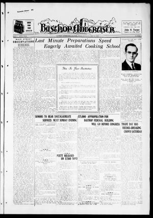 Primary view of object titled 'Bastrop Advertiser (Bastrop, Tex.), Vol. 85, No. 9, Ed. 1 Thursday, May 19, 1938'.