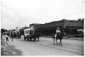 Photograph: Texas Sesquicentennial Wagon Train Passing Through Turkey