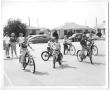 Primary view of [Photograph of a Bicycle Race at Cowart School]