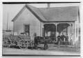 Photograph: [Pioneer family and wagon]