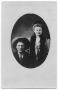 Postcard: [Portrait of young man and woman]