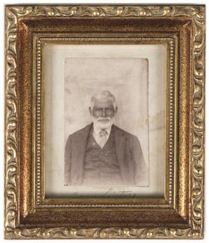 Primary view of object titled '[Framed Portrait of Tom Lister]'.