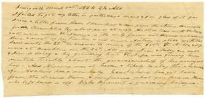 Primary view of object titled '[Letter from Charles Moore, March 1, 1864]'.