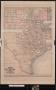 Map: Cram's railroad & township map of Texas.