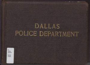 Primary view of object titled 'Dallas Police Department'.