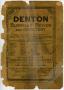 Pamphlet: Denton Business Review and Directory