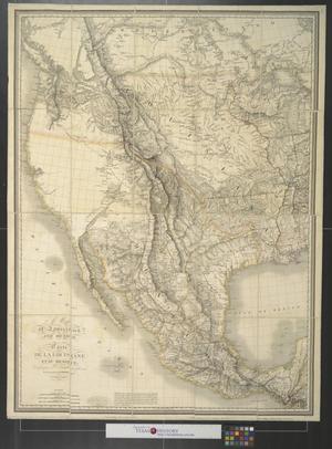 Primary view of A map of Louisiana and Mexico : Carte de la Louisiane et du Mexique.