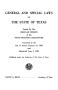 Primary view of General and Special Laws of The State of Texas Passed By The Regular Session of the Sixty-Seventh Legislature, Volume 1