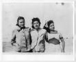 Photograph: [Estella, Francis, and Bertha at Galveston]