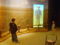 Photograph: [Two boys looking at exhibit]