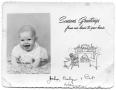 Photograph: [Holiday Card Featuring Baby Portrait]