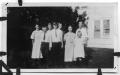 Photograph: [Group of Adolescents in a Yard, Posed for a Photograph]