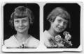 Photograph: [Strip of Two Portraits of a Young Woman]