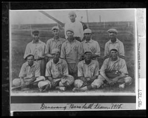 Primary view of object titled '[1915 Danevang Baseball Team]'.