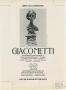 Text: [Advertising Mock-Up for Giacometti exhibition]