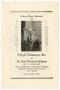 Pamphlet: [Funeral Program for Virgil Adamson, Sr., September 15, 1961]