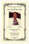 Primary view of [Funeral Program for Diannah Mae Aiken, July 29, 2004]