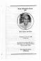Pamphlet: [Funeral Program for Lottie Lee Allen, July 19, 1989]